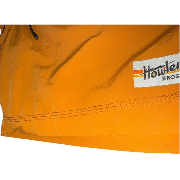 Howler Bros Pressure Drop Cord Shorts Mens 34 Orange Corduroy Stretch Drawstring - Picture 2 of 7